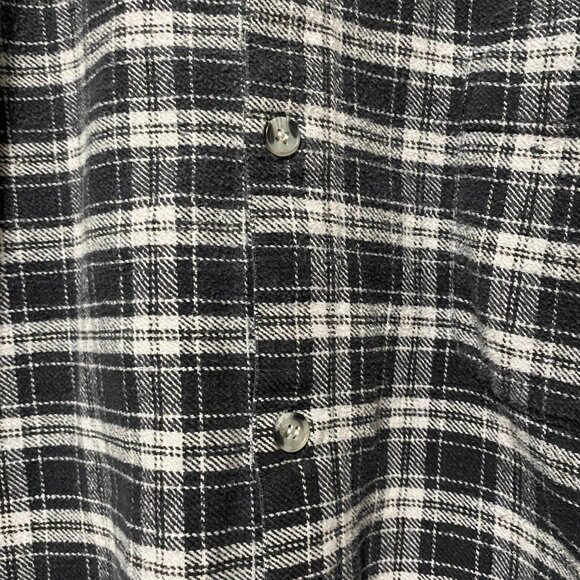 Hey Man, Pure Comfort, long sleeve, button-down plaid flannel shirt, size L - Picture 4 of 9